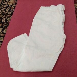 Linen pants size s elastic waist New